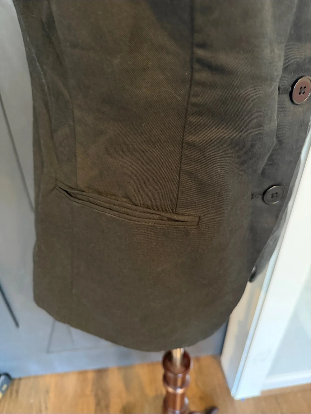 Madewell Black Button-Front Sleeveless Top - Picture 2 of 4